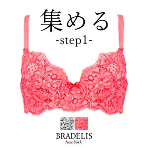 育乳ブラ ブラジャー下着 補整 補正 谷間 バストアップ ブラデリス BRADELIS bradelis BRNY ミリアムブラ ステップ1 ウェンディタイプ  mk