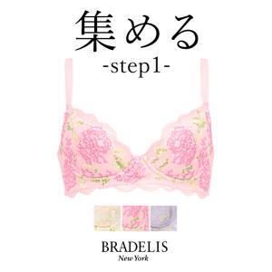 育乳 育乳ブラ ブラジャー下着 補正 ブラデリス BRADELIS bradelis BRNY ウェンディステップ1ブラ22S1 ウェンディタイプ 219ol｜bradelisny
