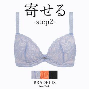 育乳ブラ ブラジャー下着 補整 補正 谷間 バストアップ ブラデリス BRADELIS bradelis BRNY ブラデリス ナオミステップ2ブラ22S2 ナオミタイプ 0421slc｜bradelisny