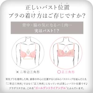 ブラジャー 下着 脇高 補正 脇肉 谷間 バス...の詳細画像5
