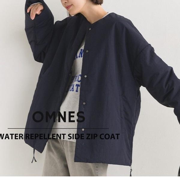 OMNES オムネス 撥水 加工 ステッチレス サイド ZIP コート 7122-7140 服 大人...