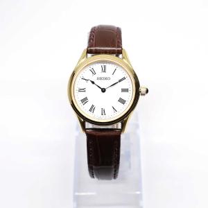 SEIKO セイコー SWR072P ホワイト文字盤 クォーツ レディース 腕時計 未使用品 送料無料｜brain-products