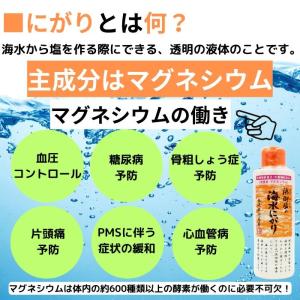 浜御塩の海水にがり 170ml×6本セット 長...の詳細画像2