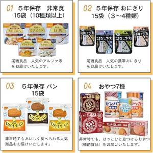 【防災士×管理栄養士監修】非常食セット 5人用...の詳細画像1