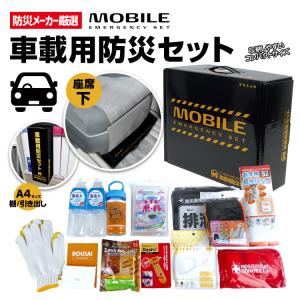 送料無料(一部地域を除く) 車 防災セット【車載用防災セット BR-960】大雪や自然災害、交通渋滞に車用の防災セット 車に備蓄 防災メーカー厳選｜brain8