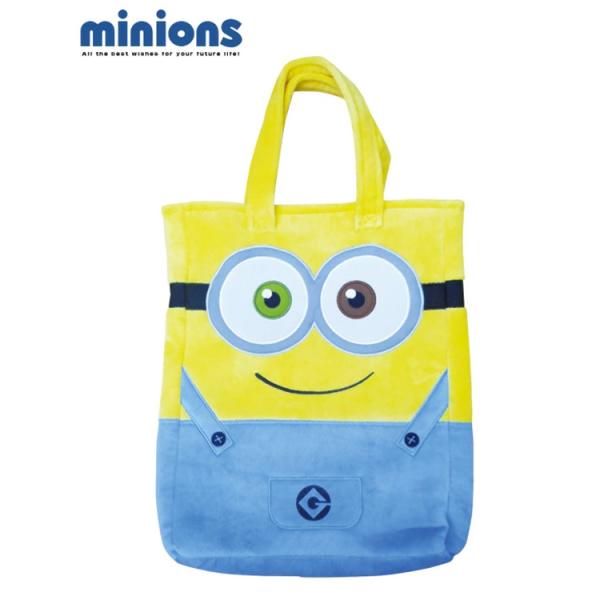 【ミニオントートバッグ BOB/ボブ(二つ眼) ソフトボア生地 】ミニオン　トートバッグ ミニオンズ...