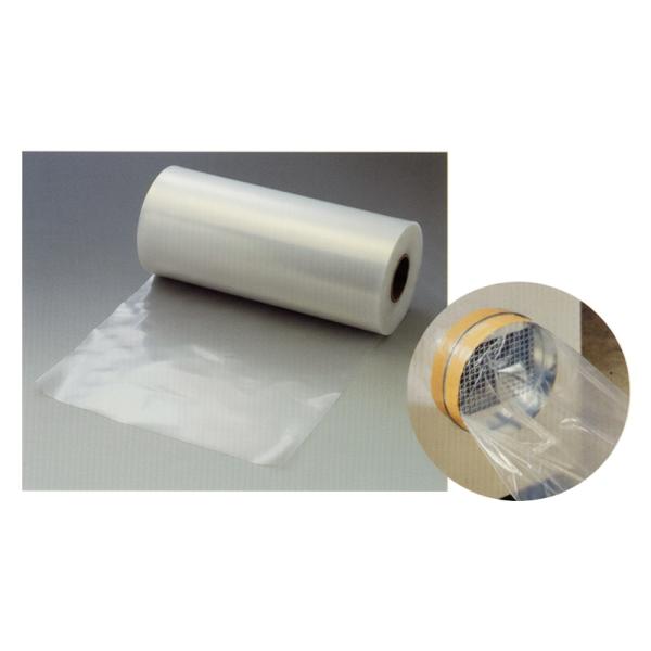 ポリチューブ アスベスト 負圧除塵用 排気用ポリダクト 0.06mm×500mm×200m(300φ...