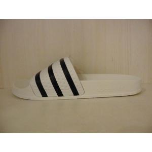 Adidas オリジナルスアディレッタ [ADILETTE]  (ホワイト/コアブラック/ホワイト) (280648)｜brains-mart