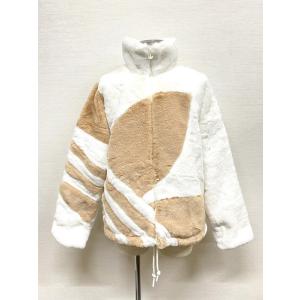 adidasファージャケットMサイズ adidas Originals モノグラム ファージャケット （ワイルドブラウン