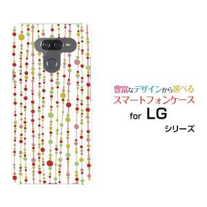 LG K50  エルジー ケイフィフティー SoftBank スマホ ケース カバー ハードケース/ソフトケース ギフト プレゼント 水玉カーテン（白×赤）｜branch-berry