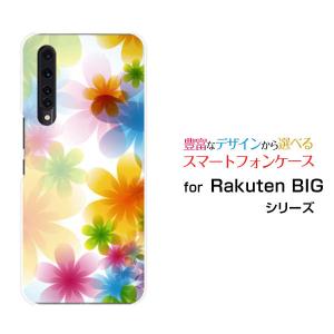 Rakuten BIG ZR01 ラクテン ビッグ 楽天モバイル スマホケース スマホカバー ハードケース/ソフトケース ギフト 小物 Pastel Flower type002｜branch-berry