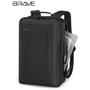 [ BRAVE ブレイヴ ] ビジネスリュック BV-KS3223W ブラック 超軽量 0.93kg 大容量 23Ｌ シンプル USBポート付き 軽くて使いやすい バックパック 防水