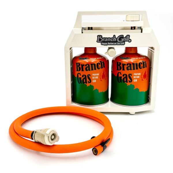 Branch Gas Handy ポータブル ガスフィーダー 簡易携帯ガス 供給ボンベセット LPガ...