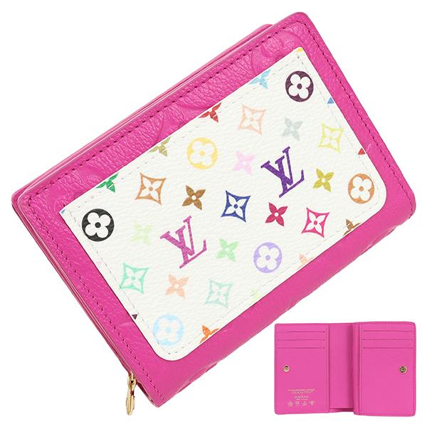 ルイヴィトン 二つ折り財布 LV×TM ポルトフォイユクレア M14140 モノグラムアンプラント ...