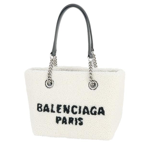 バレンシアガ BALENCIAGA トートバッグ デューティフリー スモール ホワイト ブラック レ...