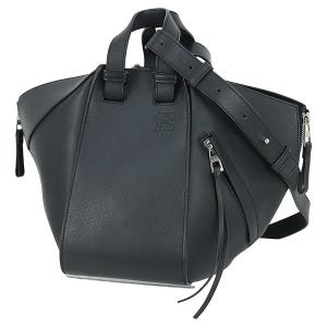 LOEWE（ロエベ） ハンドバッグ がま口 カーフレザー ブラウン