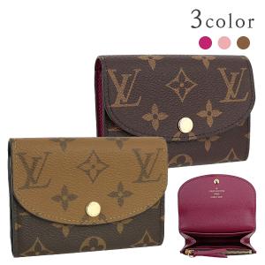 ルイヴィトン LOUIS VUITTON 二つ折り財布 ポルトモネロザリ モノグラム 2色 1444