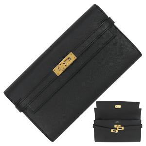 【美品】エルメス ケリーウォレット 長財布 ロング C刻印 シェーブル HERMES エルメス 長財布 ケリーウォレットトゥーゴー ロング