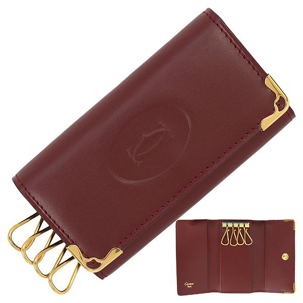 カルティエ キーケース 4連 マスト ドゥ キーホルダー147940