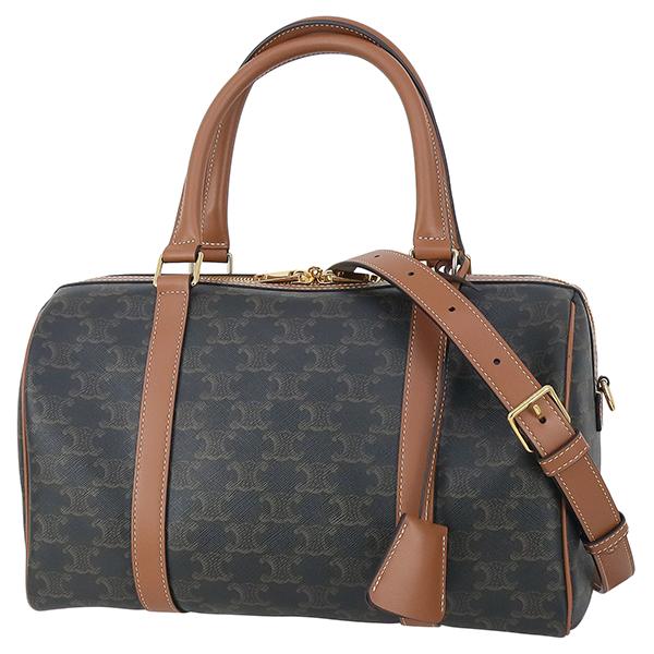 セリーヌ ハンドバッグ ショルダーバッグ ボストンバッッグ トリオンフブラウン 2727