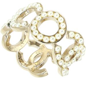 シャネル バングル CC CHANELロゴ ゴ...の詳細画像1