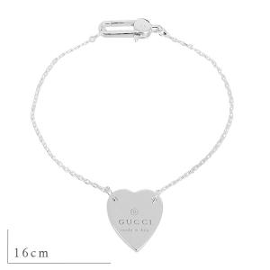グッチ ブレスレット アクセサリー トレードマーク ハート 223513 レディース スターリングシルバー 5795