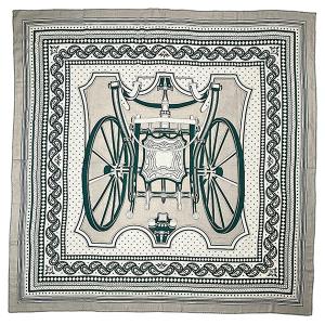 HERMES（エルメス） カレジェアン 140 ショール スカーフ シュヴォーデ