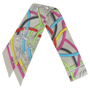 HERMES（エルメス） ツイリー ツインズ ブリッドドゥガラ ホワイト