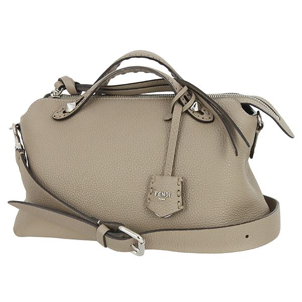 フェンディ バイザウェイ セレリア ミディアム ハンドバッグ ショルダーバッグ グレー 8111