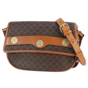 CELINE（セリーヌ） ショルダーバッグ マカダム デニム ブルー