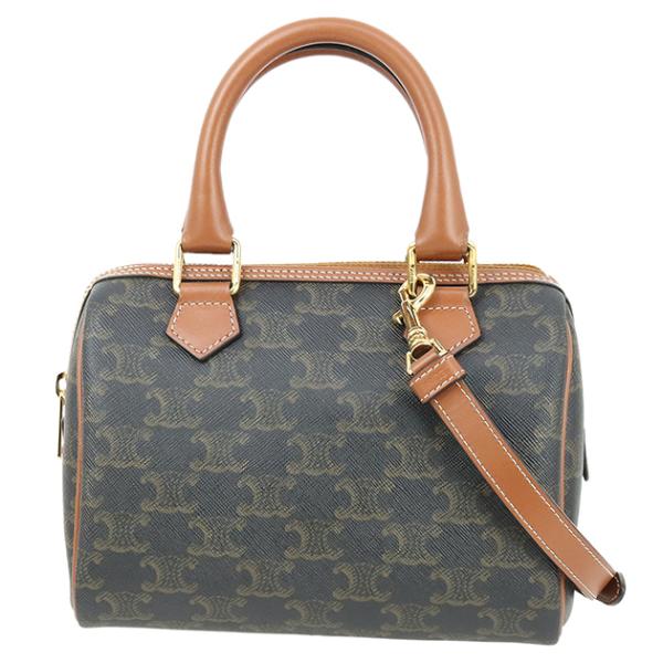 セリーヌ ハンドバック ショルダーバック ボストンバッグ トリオンフブラウン 9452