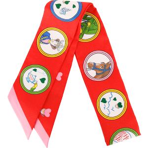 HERMES（エルメス） ツイリー ツインズ ブリッドドゥガラ ホワイト