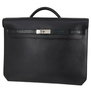 Kelly エルメス ケリーデペッシュ 38 ボックスカーフ 黒 h-k303