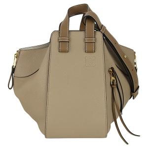 LOEWE（ロエベ） ハンドバッグ がま口 カーフレザー ブラウン