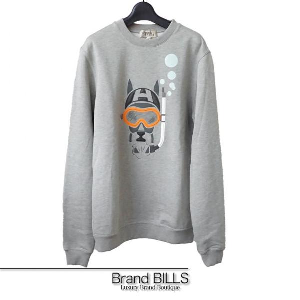 未使用品 HERMES エルメス Scub'H トレーナー スウェット 馬 #XXS ラウンドネック...