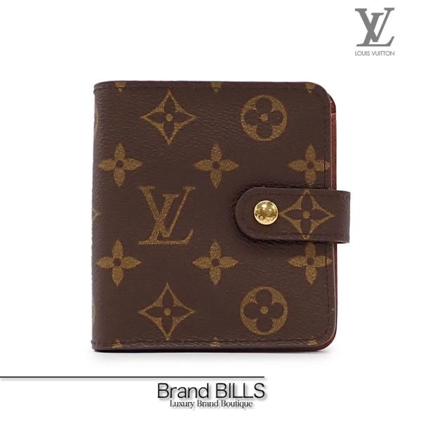 未使用品 LOUIS VUITTON ルイ ヴィトン コンパクトジップ 折り財布 M61667 モノ...