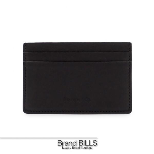 未使用品 Tiffany &amp; Co ティファニー カードケース レザー ブラック ユニセックス