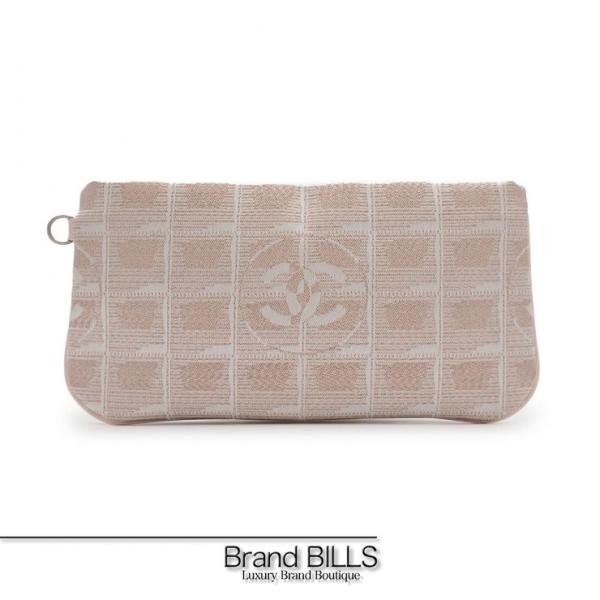 未使用品 CHANEL シャネル ニュートラベルライン ポーチ 小物入れ 化粧ポーチ A20532 ...