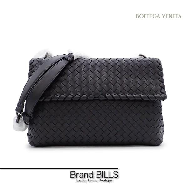 未使用品 BOTTEGA VENETA ボッテガ ヴェネタ イントレチャート オリンピア ミディアム...