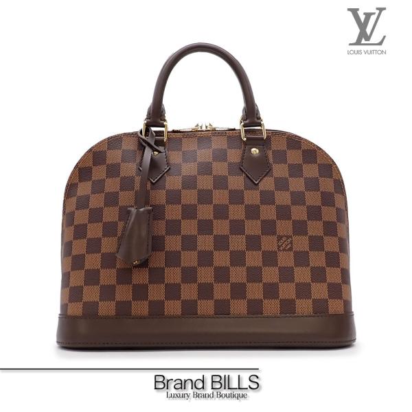 未使用品 LOUIS VUITTON アルマPM ハンドバッグ N51131 ダミエ ブラウン レッ...