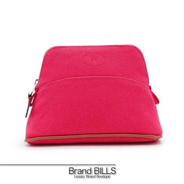 未使用品 HERMES エルメス ボリードポーチ ミニミニ 小物入れ H103772M コットンキャ...