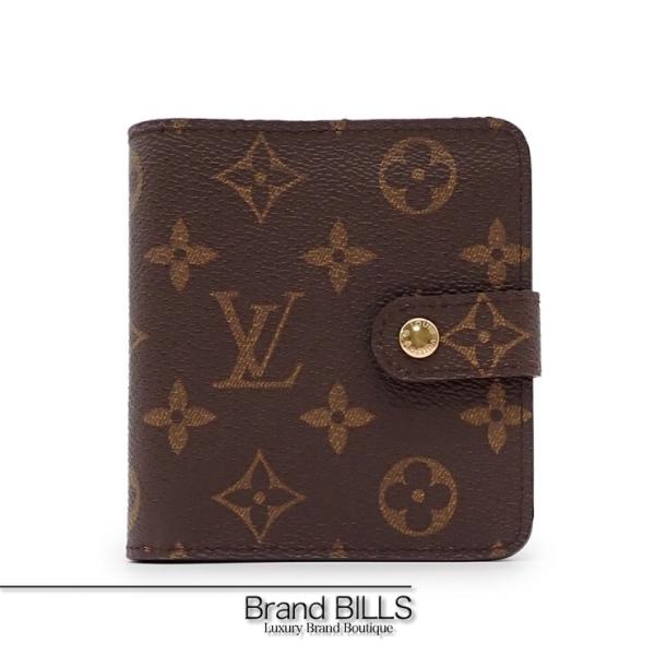 未使用品 LOUIS VUITTON ルイ・ヴィトン モノグラム コンパクトジップ M61667 ブ...