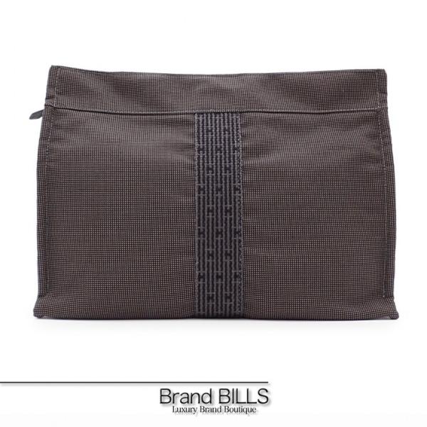 未使用品 HERMES エルメス エールライン ポーチMM トラベルポーチ クラッチバッグ 小物入れ...