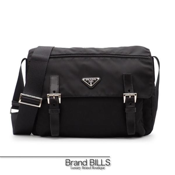 美品 PRADA プラダ メッセンジャーバッグ ショルダーバッグ BT6671 ナイロン トライアン...