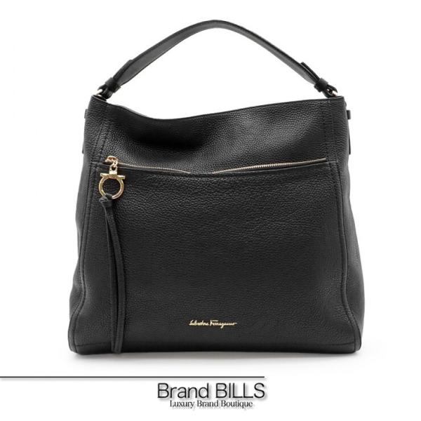 未使用品 Salvatore Ferragamo サルヴァトーレフェラガモ ALLY ホーボーバッグ...