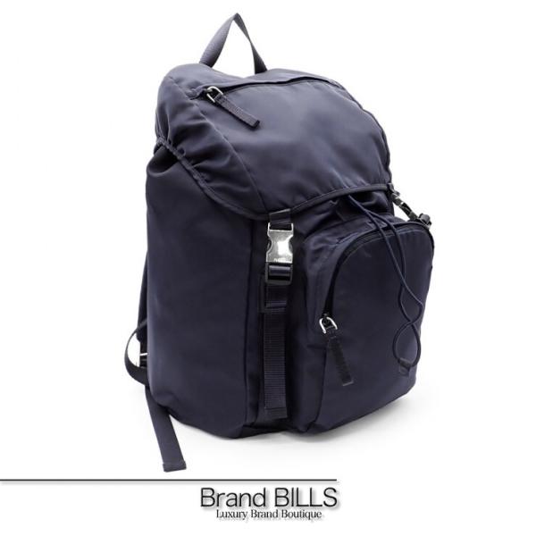 美品 PRADA プラダ テスート ナイロン バックパック リュックサック V135 テスート キャ...
