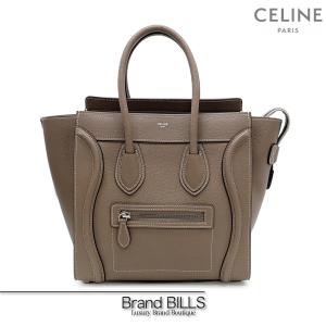 CELINE 美品 セリーヌ ラゲージ ナノショッパー ハンドバッグ  