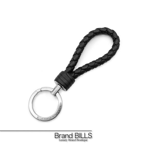 未使用品 BOTTEGA VENETA ボッテガヴェネタ イントレチャート キーリング 113539...