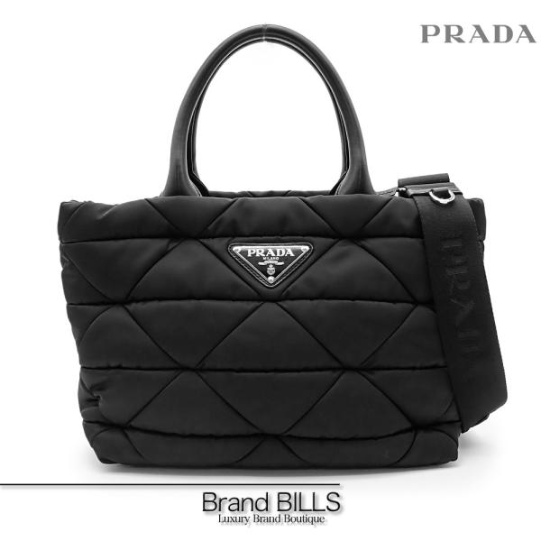 未使用品 PRADA プラダ スモール パデッド Re-Nylon トートバッグ ショルダーバッグ ...