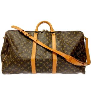 LOUIS VUITTON ルイ・ヴィトン M41414 モノグラム PVC キーポル バンドリエール55 ブラウン 171369 ボストンバッグ｜brand-color